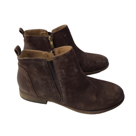 Franco Sarto Shoes - FRANCO SARTO Brown Hancock Ankle Boots booties side zipper size 8.5